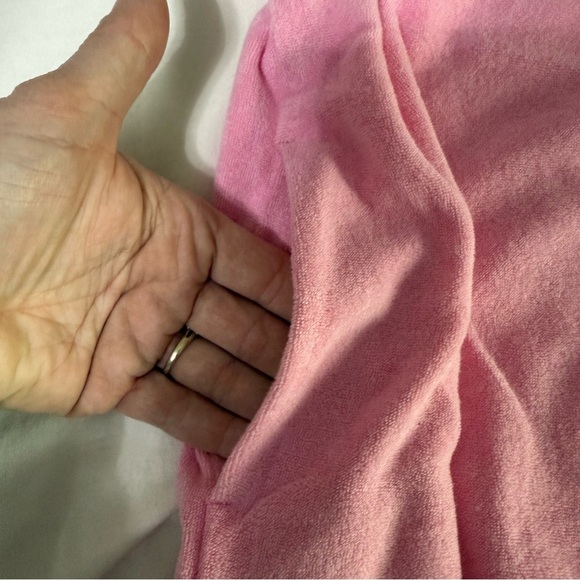 Athleta Girl Jump In Dress Cover Medium XL 14 Pink Terry Swim Pool Beach Pockets - Picture 4 of 6